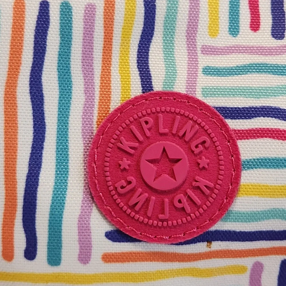 Kipling Kichirou Insulated Crossbody With Handle Lunch Bag Multicolor Stripes‎